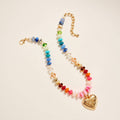 rainbow love necklace