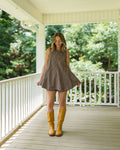 gander striped flowy top