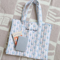 Books and Things Floral Tote