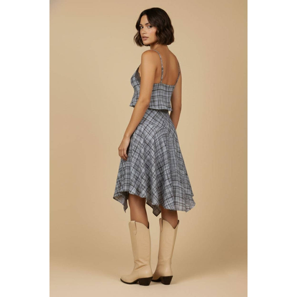 Plaid Lace TOP